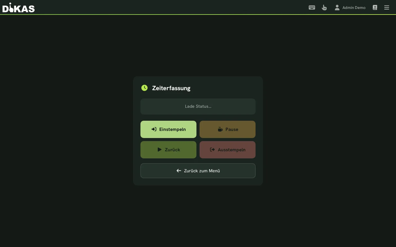 POS — Zeiterfassung Stempeln