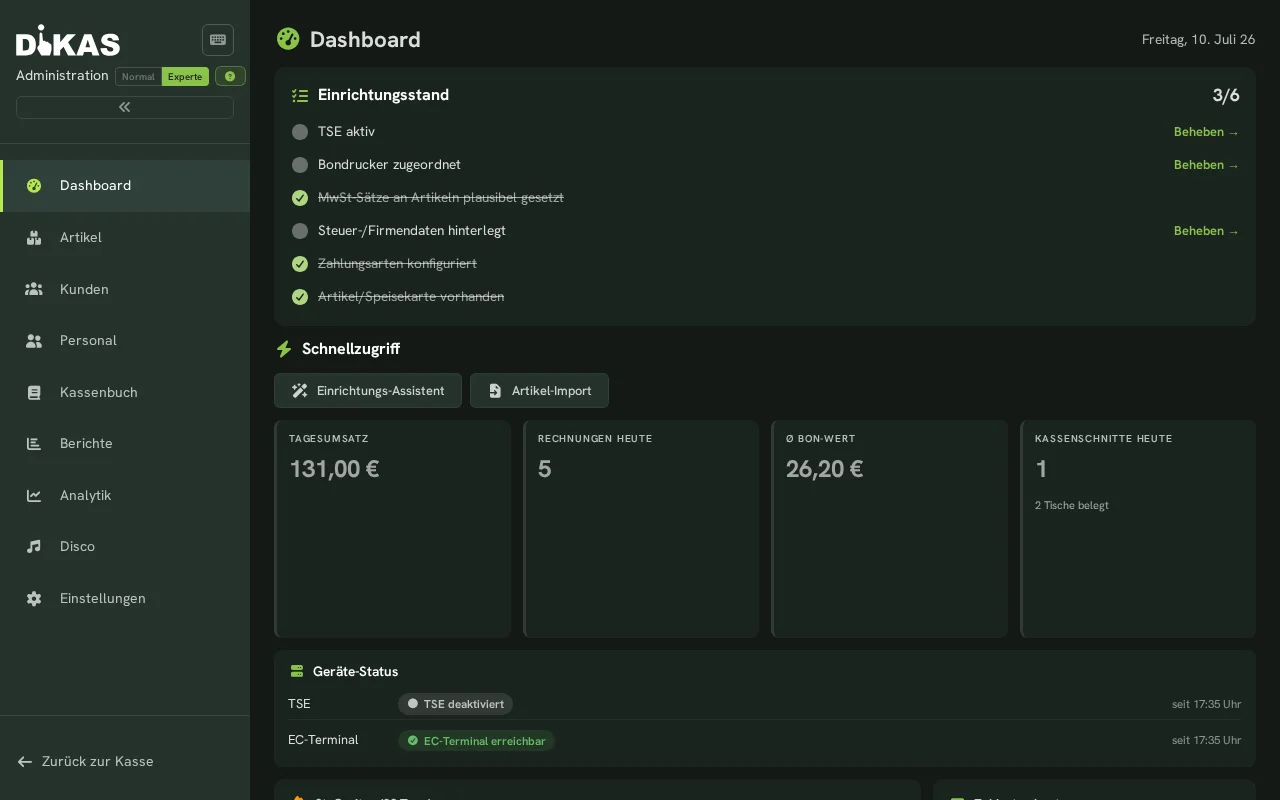 Dashboard